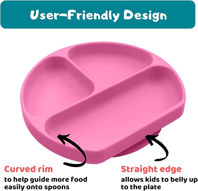 Silikong Suction Plate for Toddlers | BPA Free, 100% Food-Grade Silicone | - Image 6