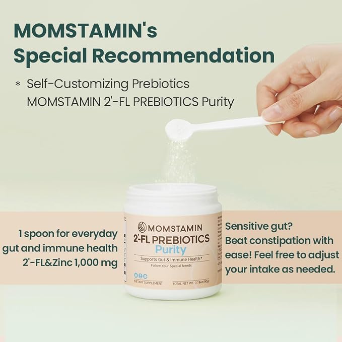 MOMSTAMIN Purity HMO Human Milk Oligosaccharide Prebiotic Powder Feed Probiotics - Image 5