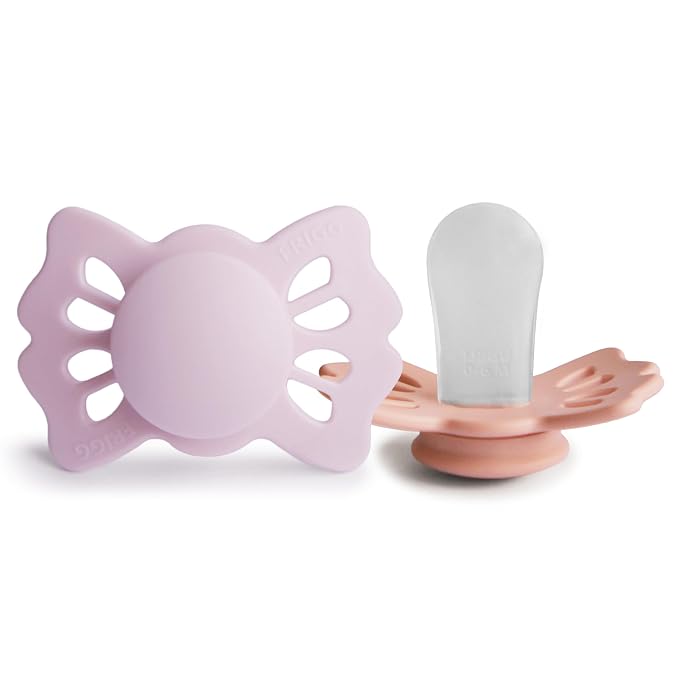 FRIGG Lucky Symmetrical SilkySoft Silicone Baby Pacifier | Made in Denmark | by mushie