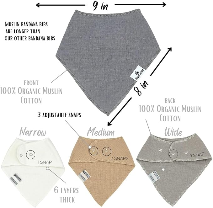 DiaperSquad's Baby Bibs for Drooling and Teething, Bibs for Boys, Baby Girl - Image 4