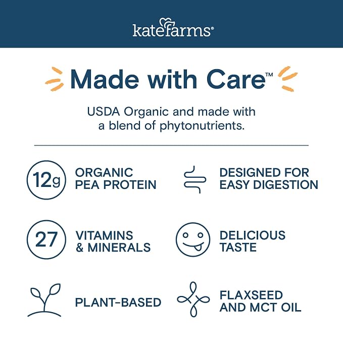 KATE FARMS Organic Pediatric 1.2 High Calorie Chocolate Nutrition Shake - Image 7
