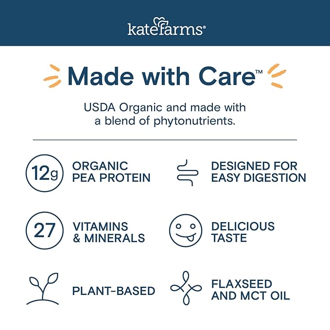 KATE FARMS Organic Pediatric 1.2 High Calorie Chocolate Nutrition Shake - Image 5