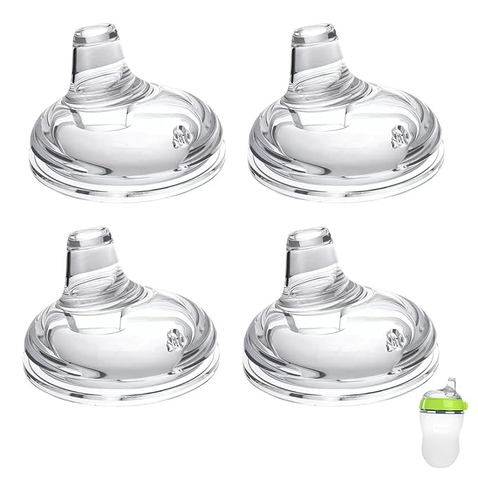 Sippy Spout Nipples for Comotomo Baby Bottles, Transition Straw Sippy Cup 100% by Unknown