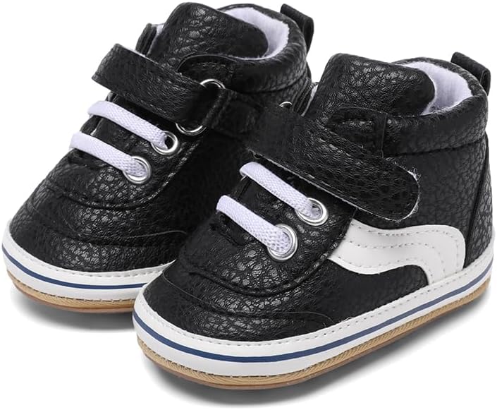 Clowora Baby Boys Girls Shoes Non-Slip Rubber Sole Sneakers Infant First - Image 2