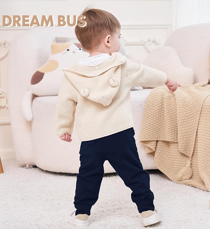 DREAM BUS Pack of 3 Toddler Jogger Pants - Image 3