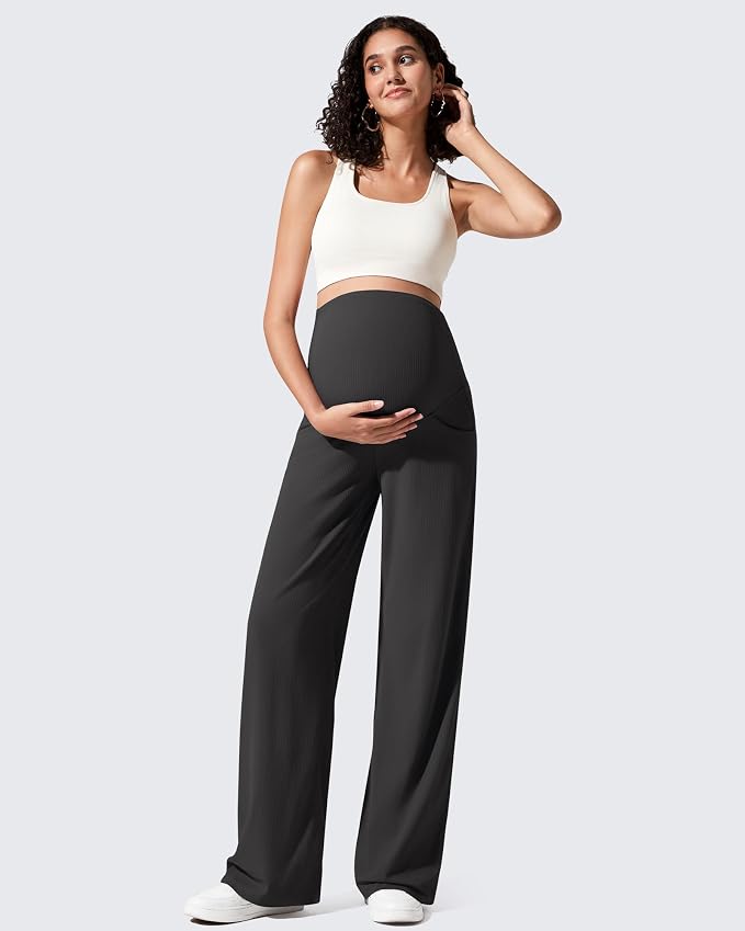 G4Free Ribbed Maternity Yoga Pants - Image 5