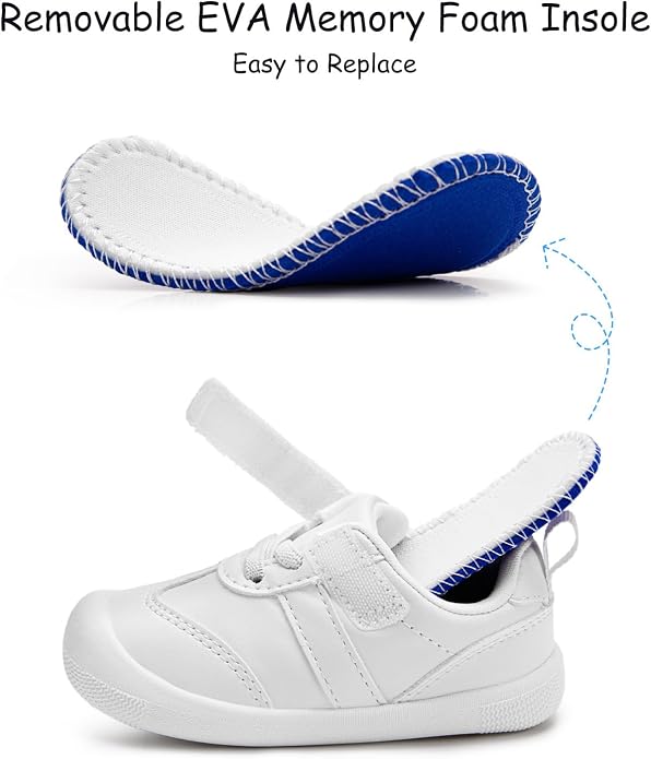 Baby Shoes Boys Girls Barefoot Wide Toe Box Zero Drop First Walkers PU Leather - Image 5