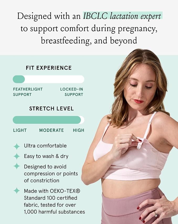Bodily Everything Bra for Pregnancy, Nursing & Breastfeeding, Maternity & Sleep - Image 2
