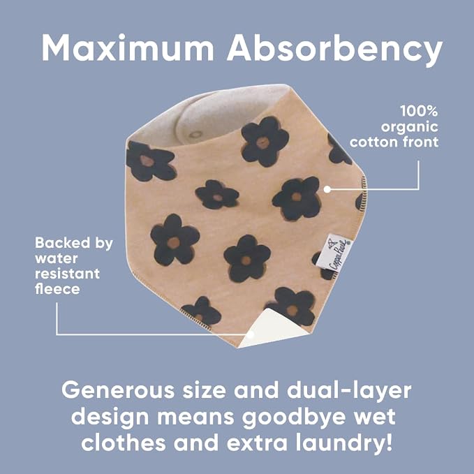 Copper Pearl Baby Bandana Drool Bibs - Image 2