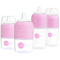 PopYum Pink Formula Making Baby Bottle Starter Set, 2X 5oz Bottles by PopYum