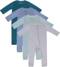 Jimonda Baby Footless Pajamas, Two Zip Closure Long Sleeve Romper, Infant by JimondaBaby