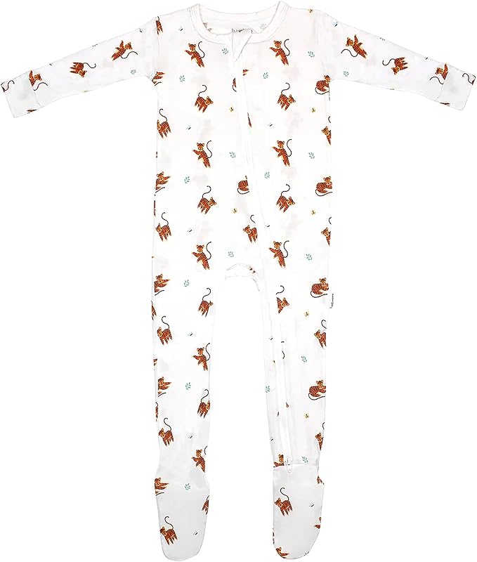 Bamboo Little Soft Baby Footie Pajamas, Baby Clothes, Newborn Sleepers by BambooLittle