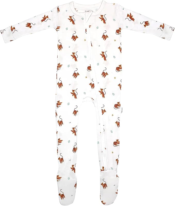 Bamboo Little Soft Baby Footie Pajamas, Baby Clothes, Newborn Sleepers by BambooLittle