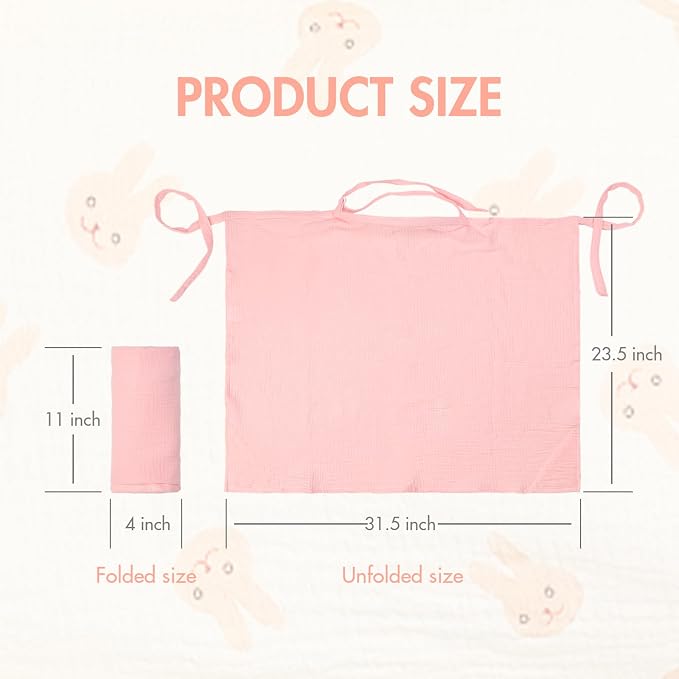 2-Pack Nursing Covers for Breastfeeding - Image 8