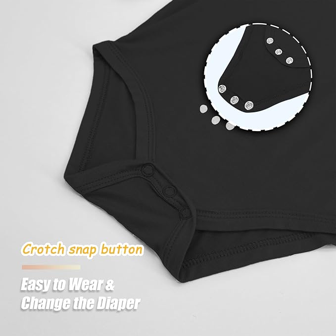 Jimonda Baby Bodysuits Rayon from Bamboo Short Sleeve Baby Boys Girls Rompers - Image 7