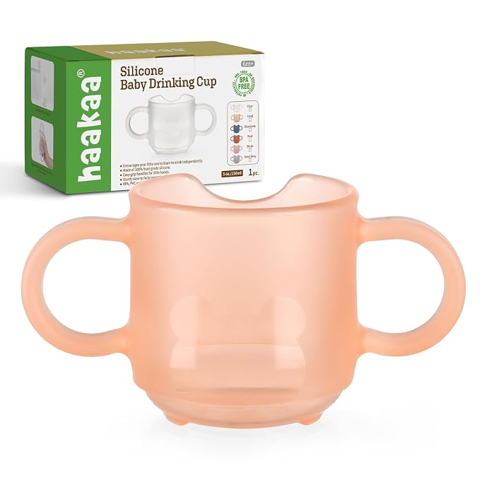 haakaa Silicone Baby Training Cup, Toddler Learning Open Cup by haakaa