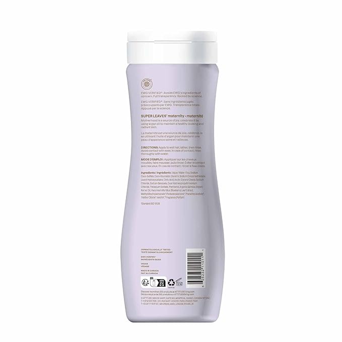 ATTITUDE Pregnancy Shampoo, EWG Verified, Dermatologically Tested, Plant and - Image 6