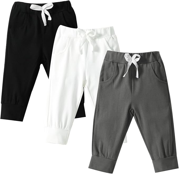 DREAM BUS Pack of 3 Toddler Jogger Pants by DreamBus