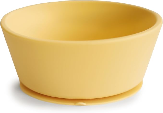 mushie Silicone Suction Bowl | BPA-Free Non-Slip Design by mushie