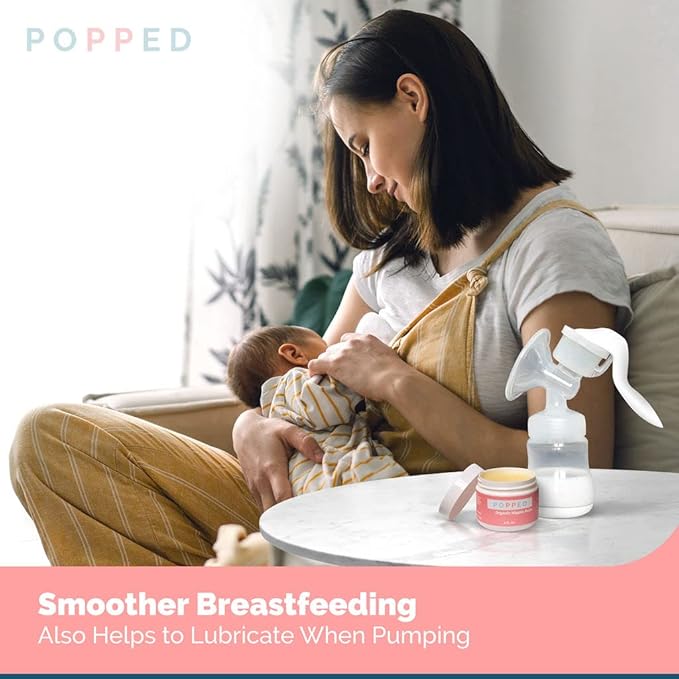 Popped Organic Nipple Butter | Made in the USA | Moisturizing Nipple Cream - Image 5