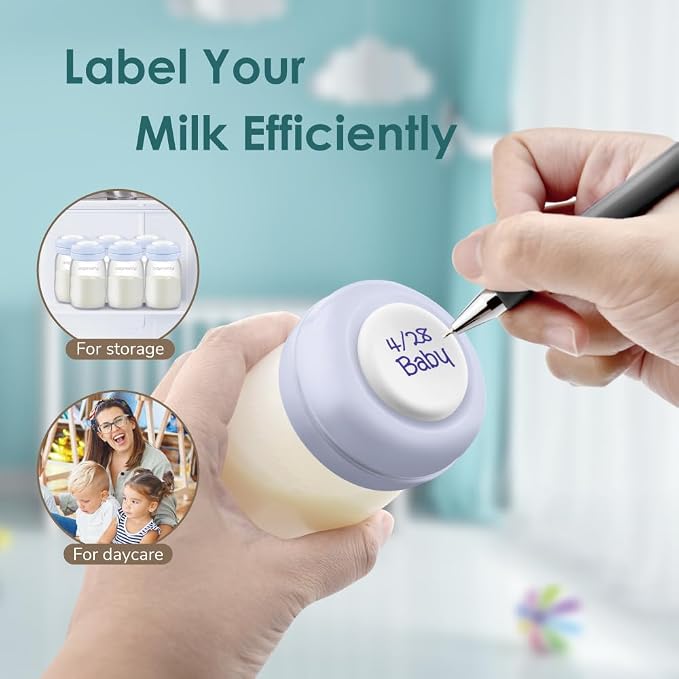 Maymom Wide Neck Breastmilk Collection n Storage Bottle 5.4 oz; Re-markable - Image 6
