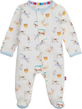 Magnetic Me Boys Modal Magnetic Baby Footie Pajamas | Silky Soft Modal Fabric | by magneticme