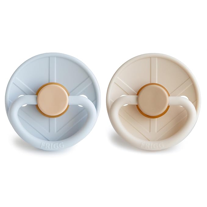 FRIGG Little Viking Natural Rubber Baby Pacifier 2-Pack | Made in Denmark | - Image 2
