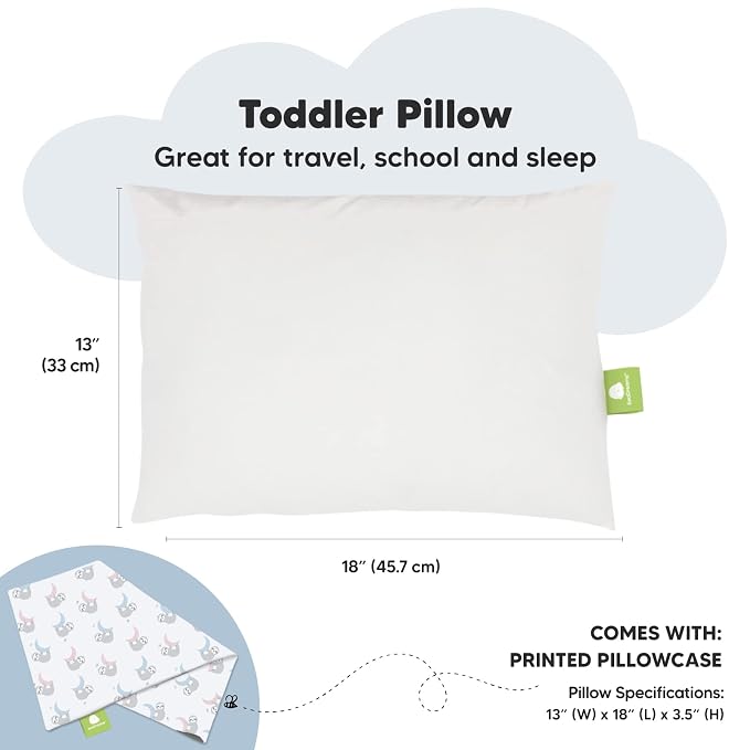 Toddler Pillow with Pillowcase - Image 3