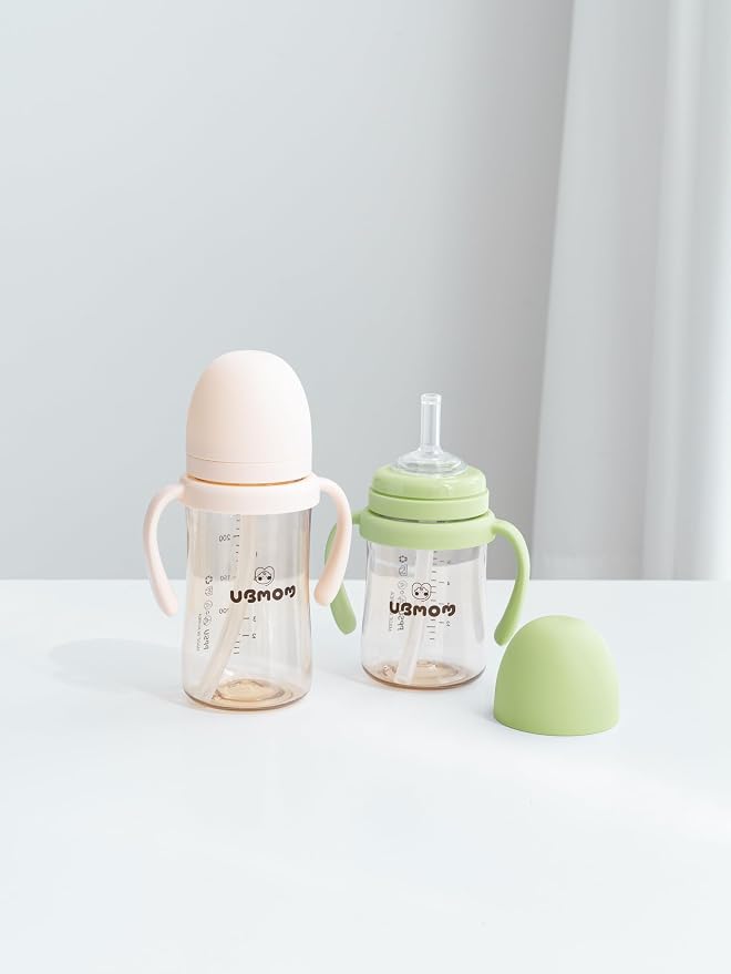 UBMOM Sippy Cup with Straw and Handle, Spillproof Baby and Toddler Cups with - Image 2