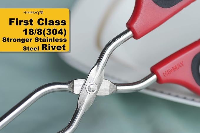 Stainless Steel Scissor Tongs - Image 4