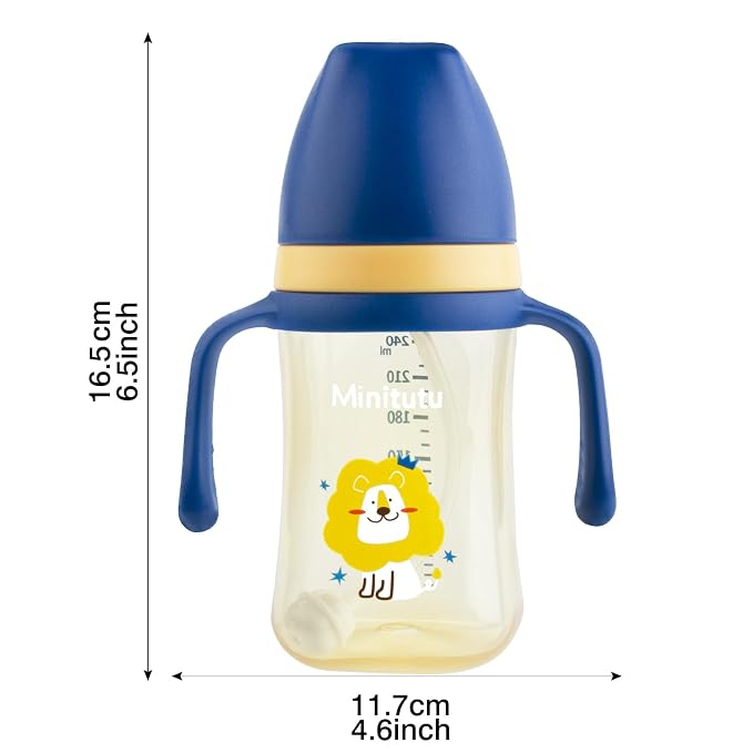 Qshare Sippy Cups For Toddlers, Weighted Straw Learner Cup - Image 2