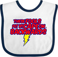 inktastic These Fools Put My Cape on Backwards ® Baby Bib by Inktastic