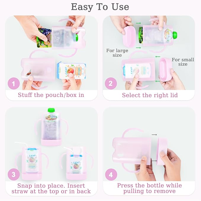 MOMUSE Dual-Lid Squeeze Pouch Holder - Image 5
