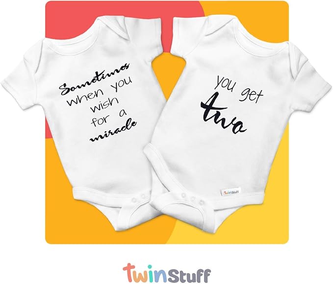 White & Grey Cotton Twin Rompers – Unisex Newborn Outfits - Image 2