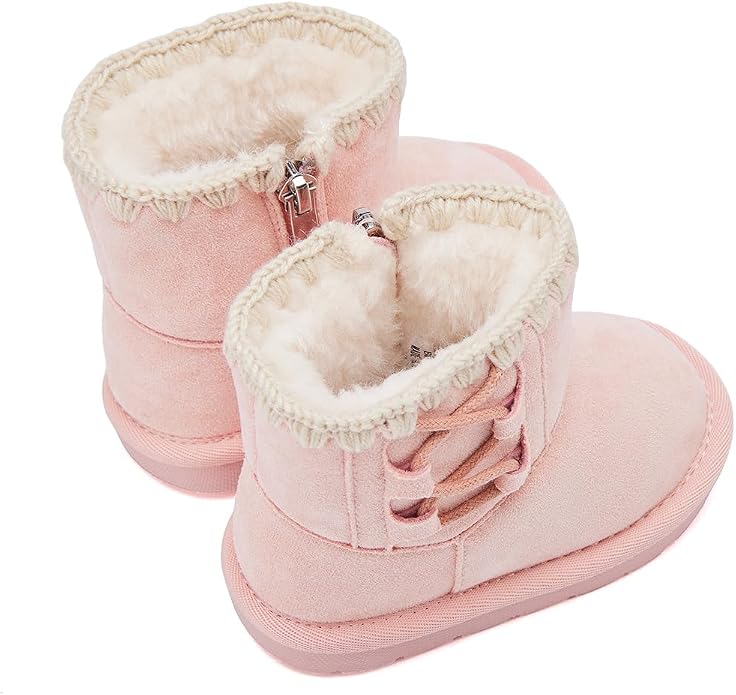 BMCiTYBM Girls Boys Snow Boots Warm Winter Fur Lined Baby Shoes - Image 4