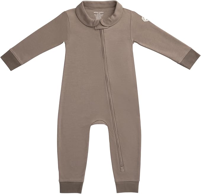 MON CHOU Organic Footless Baby Pajamas – 100% Pima Cotton, Ultra Soft, by MonChou