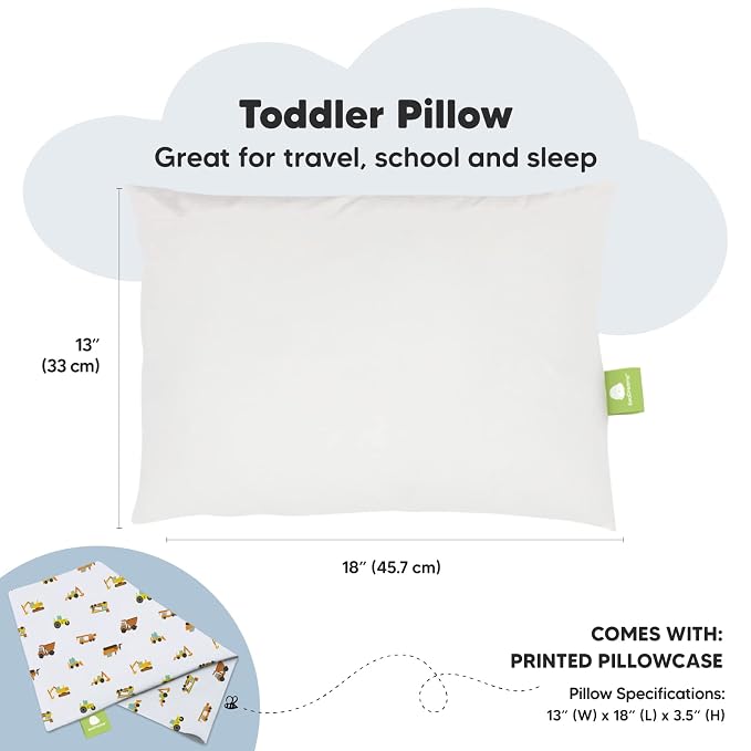 Toddler Pillow with Pillowcase - Image 3
