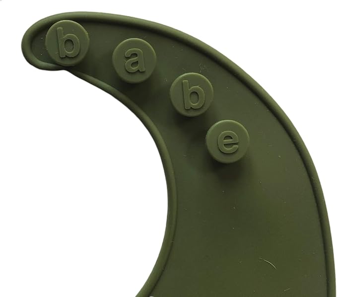 Denver James Silicone Feeding Bibs | Dishwasher Safe. Waterproof. Adjustable. - Image 2