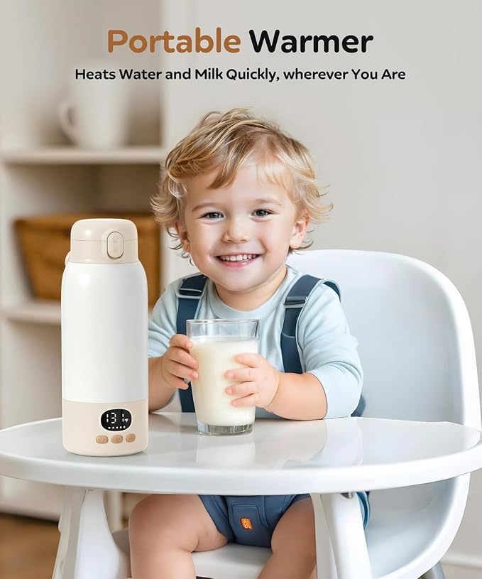 Portable Bottle Warmer for Travel, Milk Warmer for Breast Milk Formula & Water - Image 6