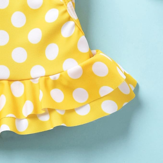 Aalizzwell Toddler Baby Girl Bathing Suit Two Piece Swimsuit Bikini Beach Wear - Image 4