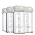 COMI Wide Neck Glass Breastmilk Collection n Storage Bottle, 8oz by COMI