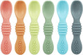 PandaEar 6 Pack Silicone Baby Spoons by PandaEar