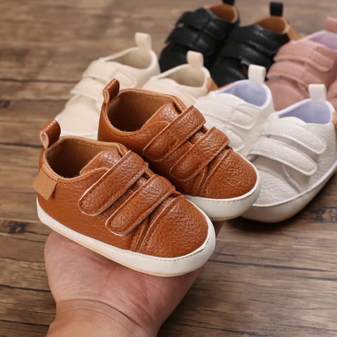 Clowora Baby Boys Girls Shoes Non-Slip Rubber Sole Sneakers Infant First - Image 6