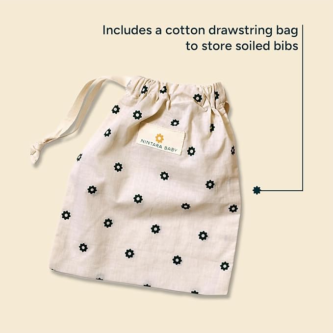 Bandana Bibs - 100% Organic Premium Muslin Cotton, 7-Layers - Image 8