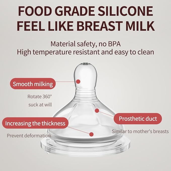 Baby Bottles, Weighted Straw Toddler Milk Bottles - Image 9