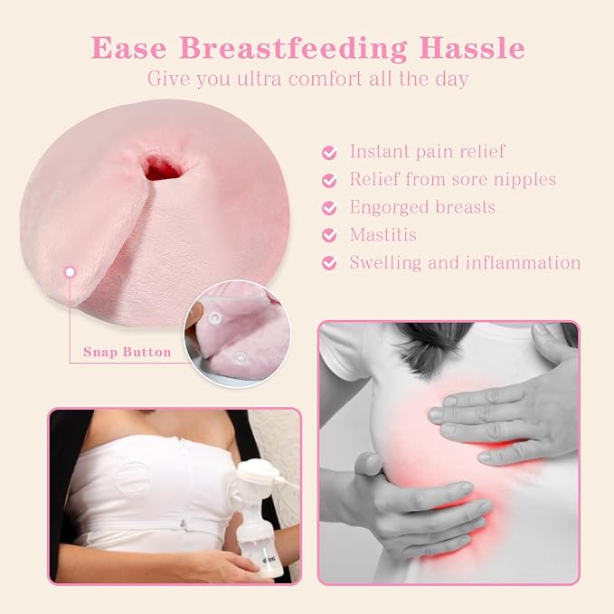 Hot/Cold Breast Gel Bead Ice Packs Breast Cooling/Heat Pads Relief - Image 4