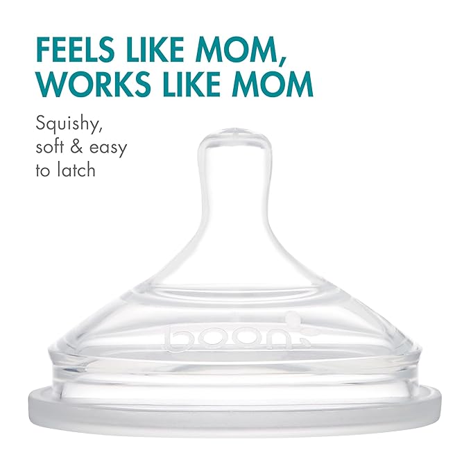 Boon Nursh Reusable Silicone Pouch Baby Bottles - Image 5