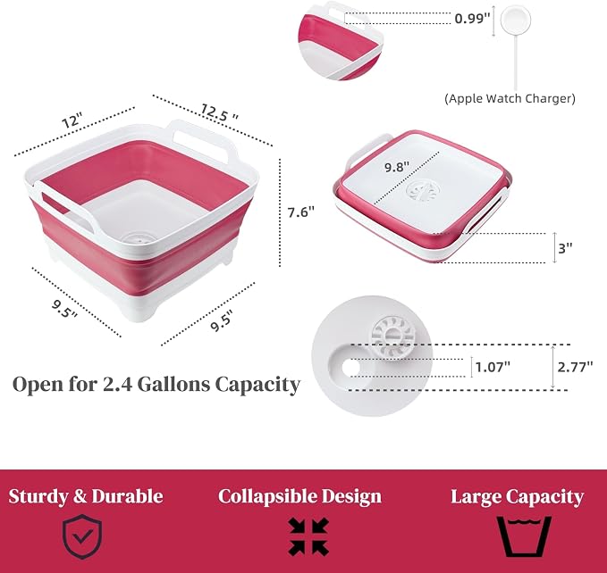 Collapsible Wash Basin for Baby Bottles - Image 2