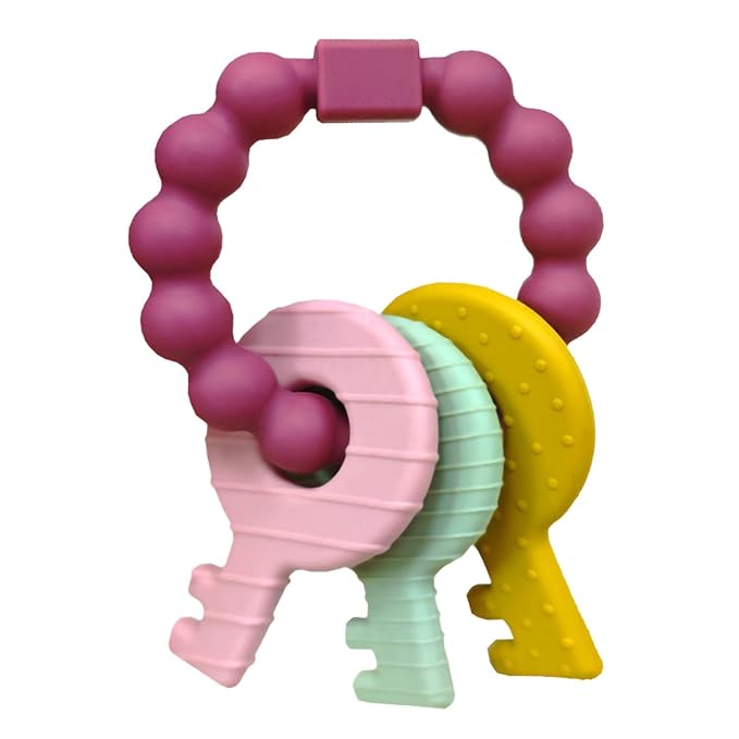 Baby Keys Toy, Teething Keys Toy by INTATIKOO