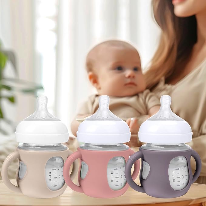 BUSOHA 3 Pack Silicone Sleeves for Avent Natural Baby Bottles - Image 6